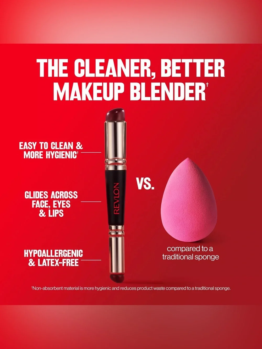 REVLON Dual Ended Jelly Makeup Blender, NEW